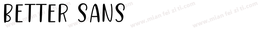 better sans字体转换